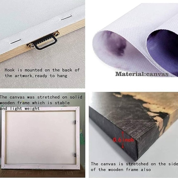 Pink Floral Wall Art | Pink Cherry Blossom Flower Canvas Paintings 12x18” - Picture 6 of 6